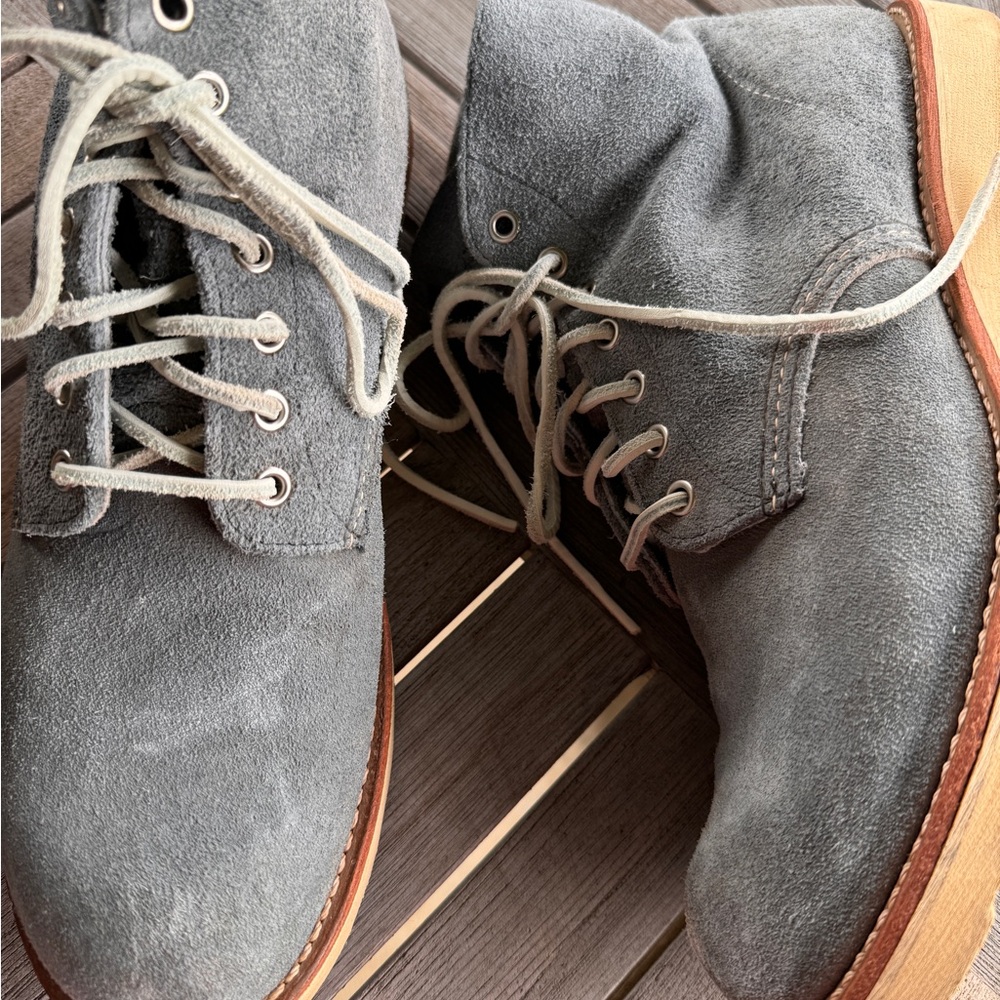 Red Wing 8144 6-inch Classic Round Blue Work Boots - Picture 2 of 6